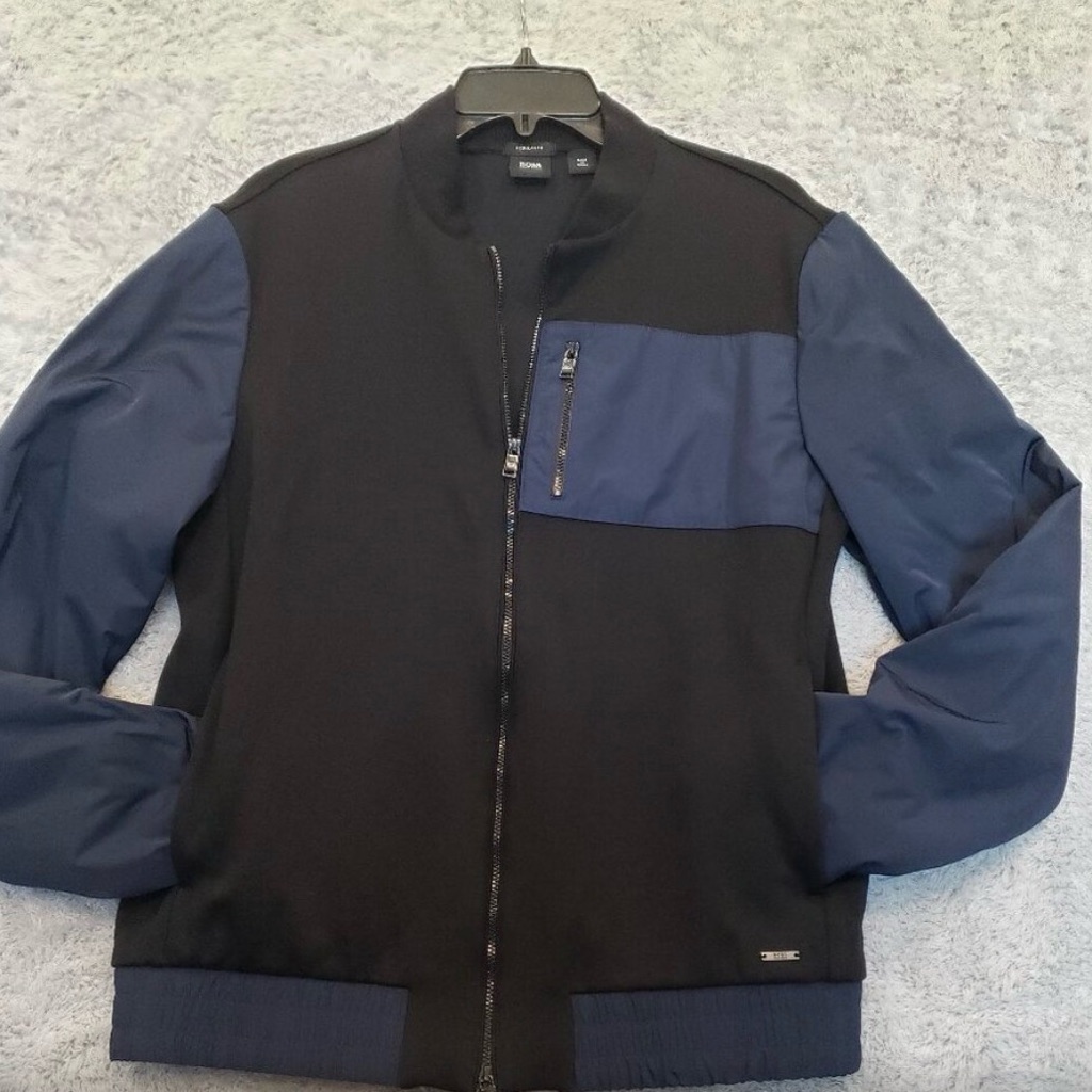 Hugo Boss Black And Blue Bomber Jacket